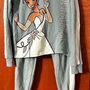 Jumping Beans Tiana Pajama Set - Gray and White